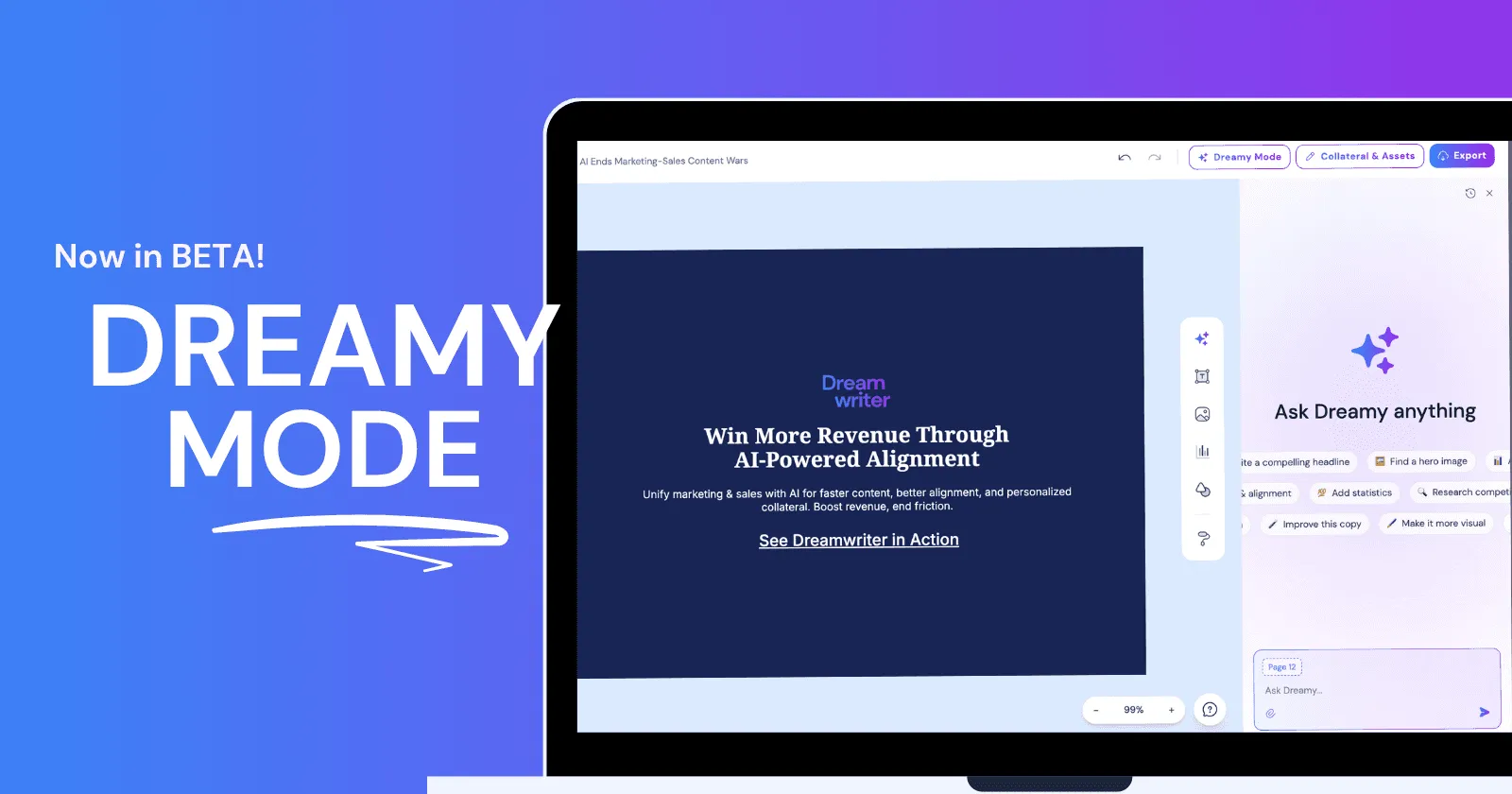Introducing Dreamy Mode (Beta): The Fastest Way to Refine and Personalize Your Sales Content
