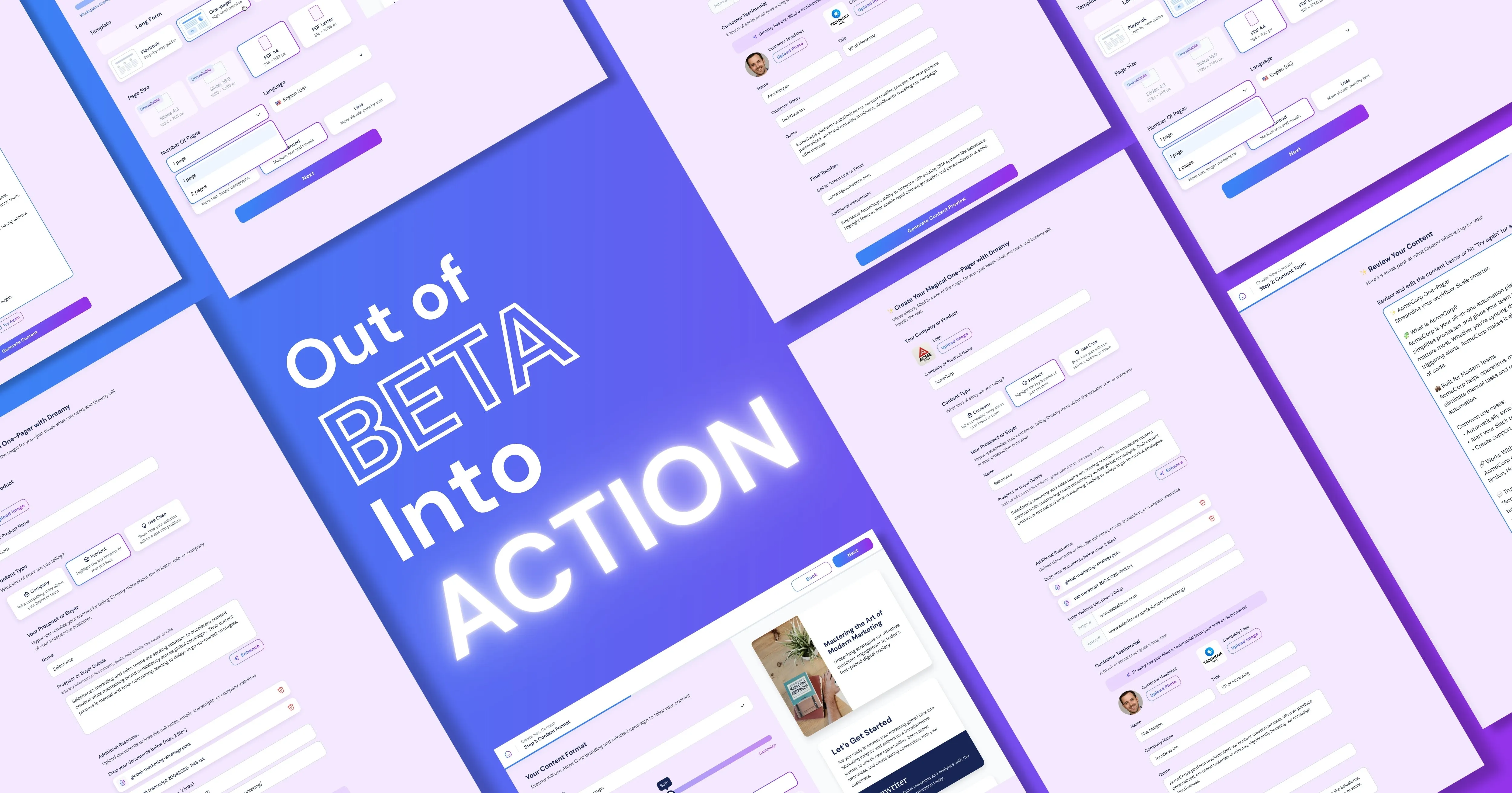 Out of Beta and Into Action: Hyper-Personalized One-Pagers Are Here