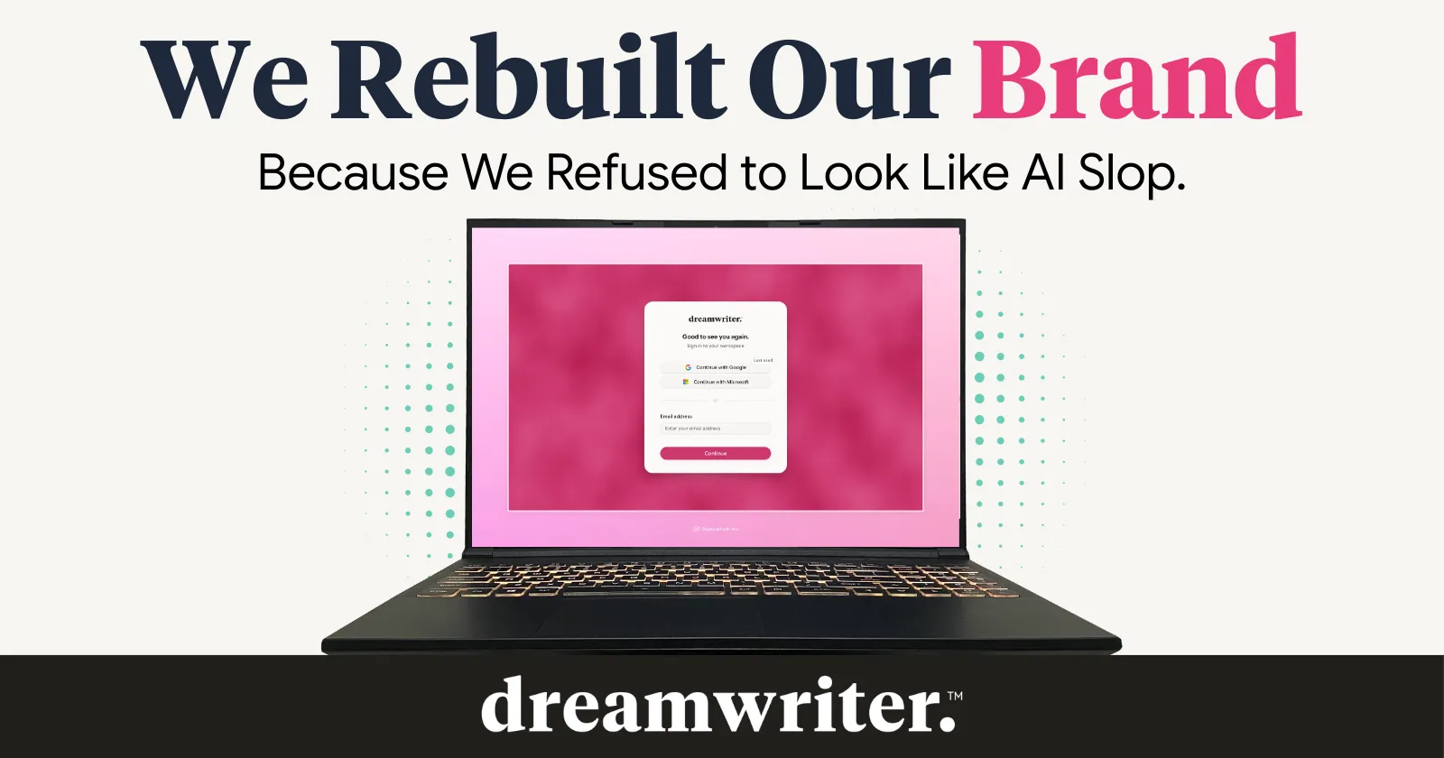 We Rebuilt Our Brand Because We Refused to Look Like AI Slop